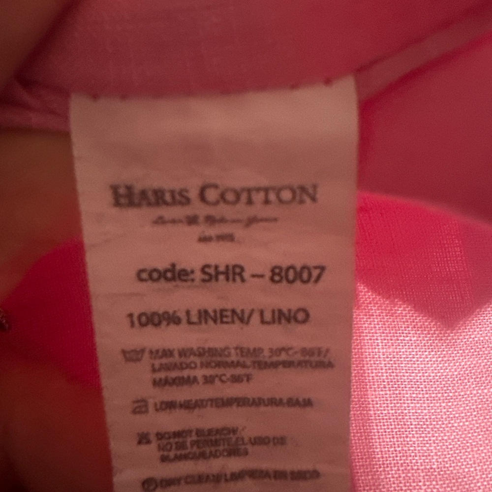 New Haris Cotton -  pink Women's Button-Up Top - Picture 7 of 16